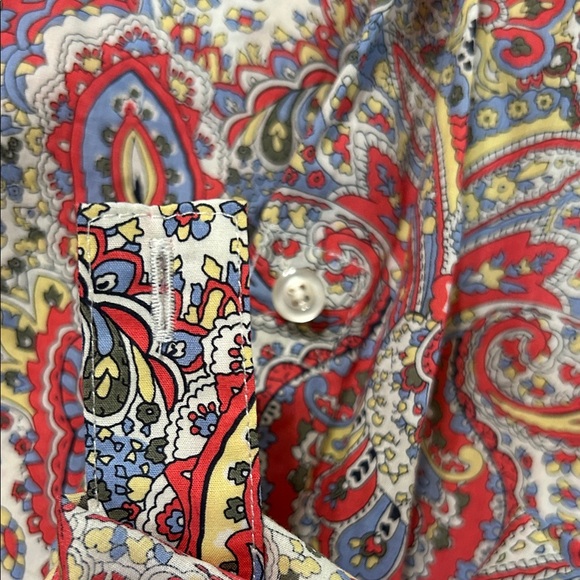 Talbots Paisley Button Down Shirt - Picture 9 of 9